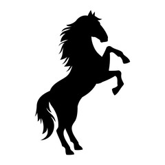 Fototapeta na wymiar Horse Icon Vector Silhouette