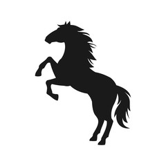 Fototapeta na wymiar Horse Icon Vector Silhouette