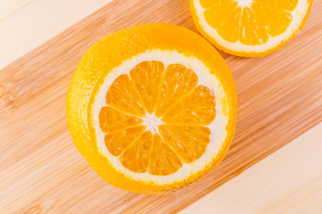 Sliced oranges