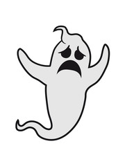 traurig unglücklich weinen heulen gespenst geist lachen süß niedlich frech comic cartoon clipart spuken horror monster grusel halloween