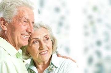 portrait of happy senior couple