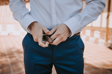 Les préparatifs du marié