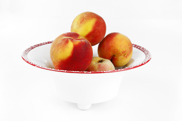 Obst der Saison: Pfirsiche