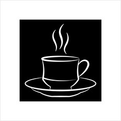 Coffee Cup Icon, Tea Cup Icon