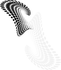 Background Composition, Web Template (Halftone) Design