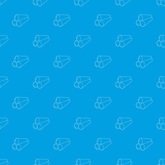 Logs pattern vector seamless blue repeat for any use