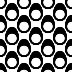 Egg Icon Seamless Pattern, Egg