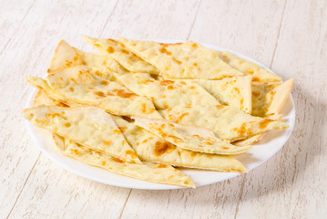 Focaccia with cheese