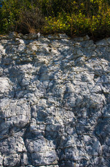 rocks and stones of the sea coast