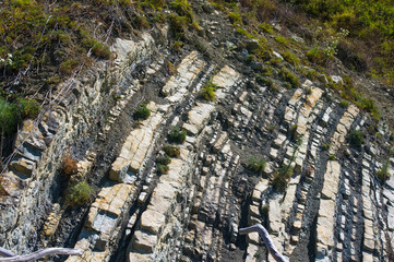 rocks and stones of the sea coast