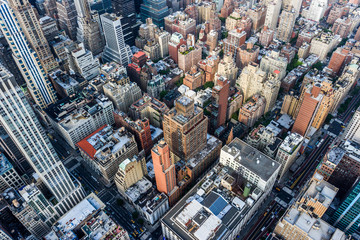 Looking Down To New York City