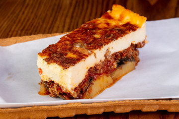 Greek traditional mousaka
