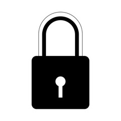 Padlock security device vector illustration graphic design