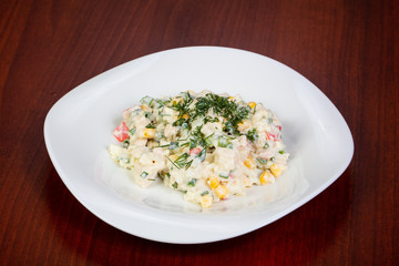 Russian Crab salad