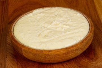 Polenta vegetarian cuisine