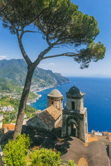 View of the Amalfi Coast from Ravello, Italy