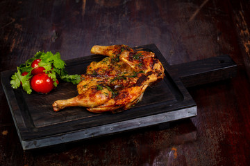 Grilled chicken with spices