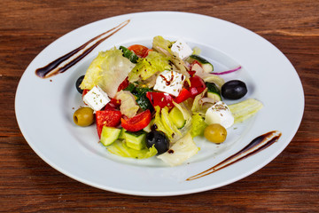 Traditional Greek salad