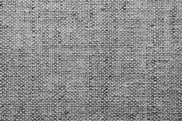 Texture a linen cloth, a black and white image