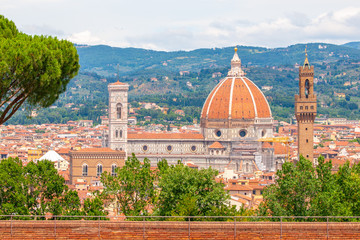 Fototapeta na wymiar Santa Maria del Fiore - Firenze Duomo, Florence, Tuscany, Italy