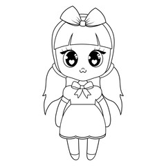 kawaii anime girl design