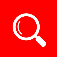 Loupe vector web icon