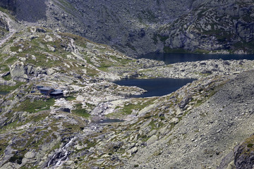 View on the mountain Peaks of the High Tatras, Slovakia