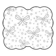 decorative bow and stars