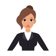 Beautiful woman cartoon vector illustration graphic design