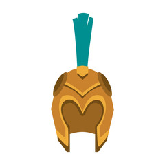 Medieval warrior helmet vector illustration graphic design