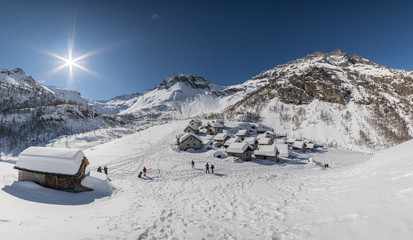 Alpe Lendine in inverno