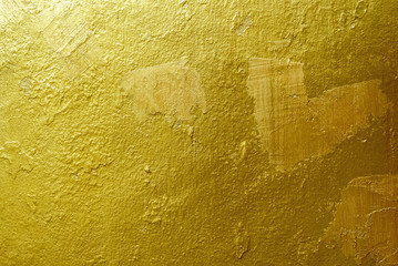 Gold background or texture and gradients shadow, design art work.
