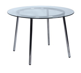 table with a glass table-top
