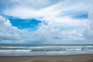 宮崎木崎浜海岸と夏空21