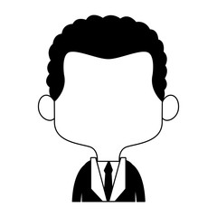 Midget businessman cartoon vector illustration graphic design