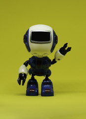 Robot toy waving left hand
