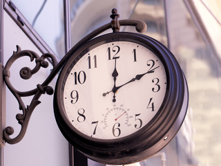 vintage street clock