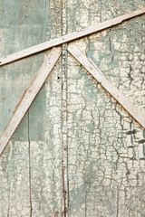 Painted damaged wooden surface closeup, background/ texture.
