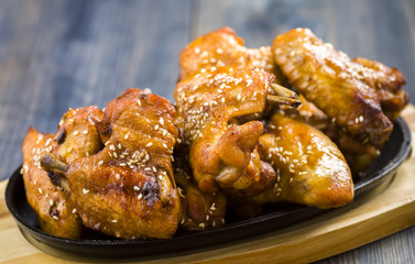 chicken wings with sesame