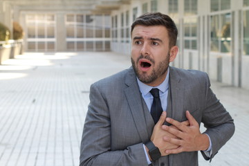 Hypochondriac businessman worried about dying 