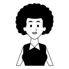 Executive businesswoman cartoon vector illustration graphic design