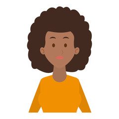 Young woman with casual clothes cartoon vector illustration graphic design