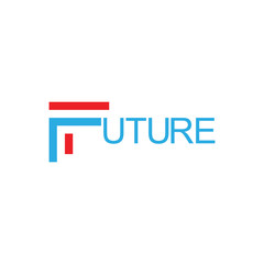 Future text logo letter design