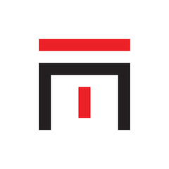 Obraz premium MT logo letter design