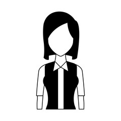 Executive businesswoman cartoon vector illustration graphic design