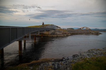 Obraz premium Atlantic road (Atlanterhavsveien) in Norway