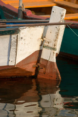 Fototapeta na wymiar Traditional fisher boat in Peru.