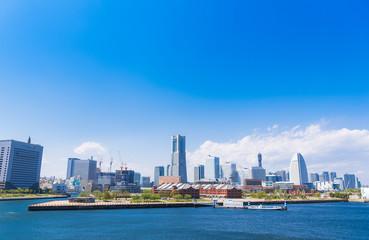 Obraz premium 横浜 みなとみらい全景