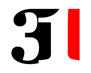 gestalt typography typeset logotype numeral numeric nominal image vector icon