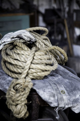 Fototapeta premium rope gloves